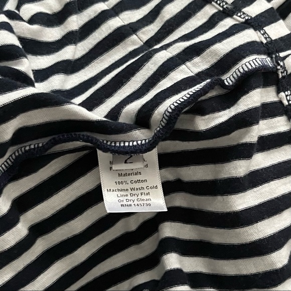 MDS Stripes M Amanda navy-White striped shorts Romper - Picture 5 of 14